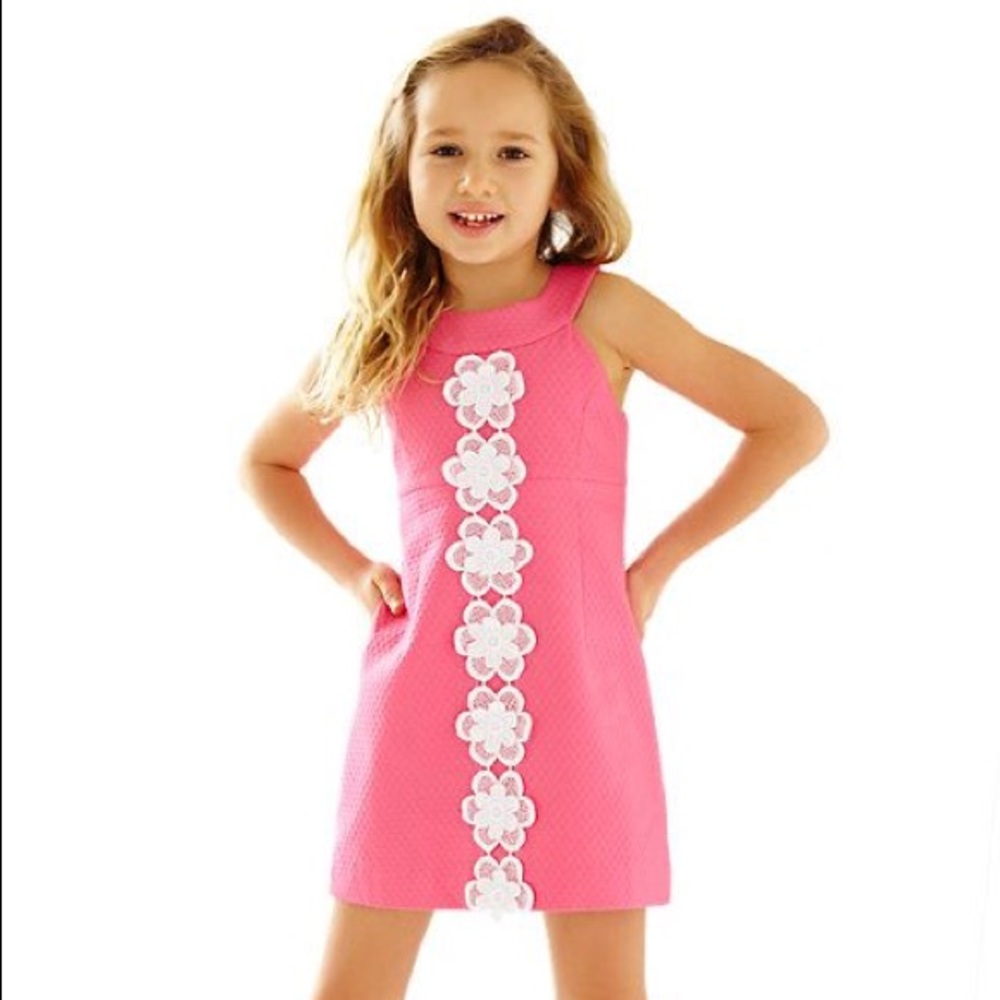 Lilly Pulitzer Girls Hottie Pink Jaqueline Shift